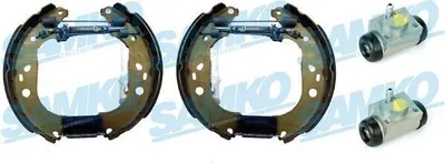 Produktbild von SAMKO Bremsbackensatz Trommelbremse Hinten für FORD Focus II Schrägheck (DA, HCP, DP) 228mm KEG544