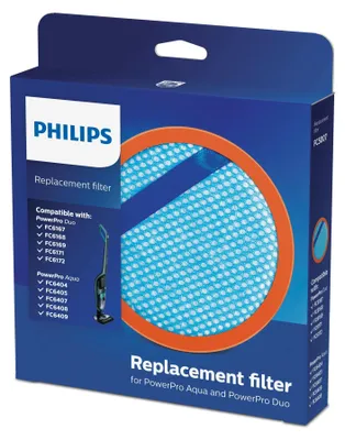 Produktbild von Philips Ersatzfilter für PowerPro Duo Staubsauger, abwaschbarer Schaumfilter für FC64xx und FC61xx (FC5007/01)