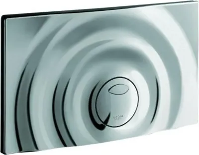 Produktbild von GROHE WC-Betätigung Surf G 37859, 330 x 190 mm, für 2-Mengen-Spülkasten 9 l/4 l, chrom