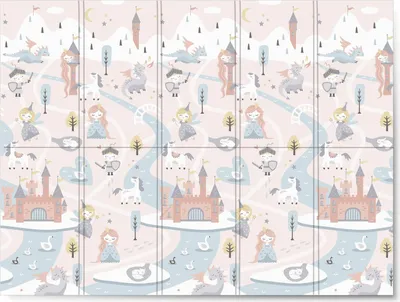 Obrázok produktu pre Mata piankowa edukacyjna składana 200 x 150 x 1 cm Nukido NK-341