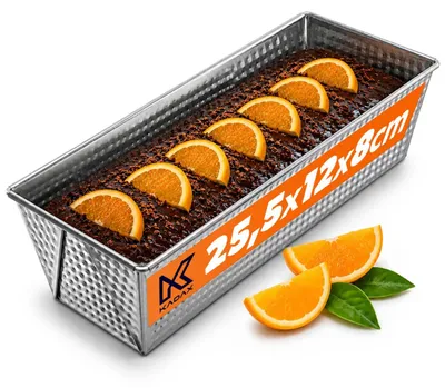 Zdjęcie produktu dla KADAX Blacha Forma Do Pieczenia Chleba Keksówka Do Ciasta Blaszka 25cm