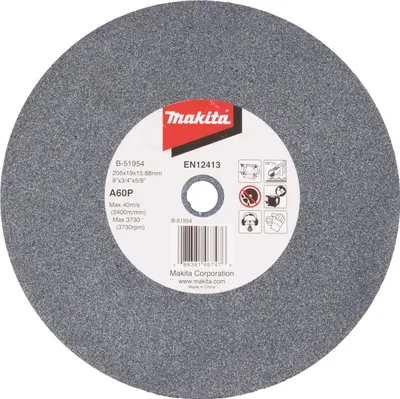 Produktbild von Makita Schleifstein A60P 205x19x15,88 - B-51954