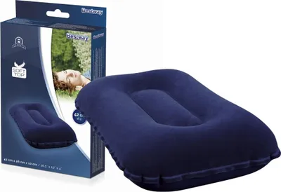 Zdjęcie produktu dla Nadmuchiwana poduszka pod głowę Bestway 42x26x10 cm - kolor niebieski lub biały; 67121