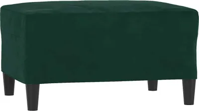 Produktbild von vidaXL Fußhocker Dunkelgrün 70x55x41 cm Samt