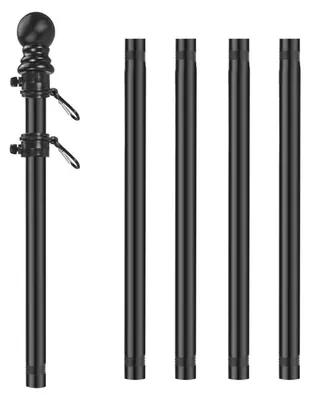 Produktbild von Solidchoice – Fahnenmast für den Garten – 5-teiliger Fahnenmast, 1,8 Meter