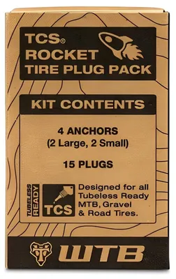 Zdjęcie produktu dla WTB TCS Rocket Tire Plug Pack Naprawa dętki rowerowej