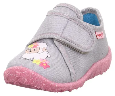 Immagine prodotto di Superfit Baby - Ciabatte da casa a pois, grigio e bianco, modello 2030, taglia 18 EU