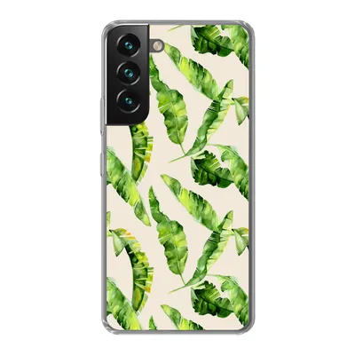 Produktbild von MuchoWow® Handyhülle Schutzhülle Hülle für Samsung Galaxy S22 Plus Blatt - Tropisch - Muster Silikon Softcase Handy Hülle - Schutzabdeckung