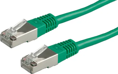 Image de Câble de raccordement Roline Cat5e SFTP 0.5 m vert