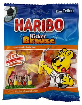Produktbild von HARIBO WM Kicker Brause Tüte Fruchtgummi 175g