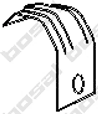 Produktbild von Bosal Halter, Abgasanlage Hinten 251-158