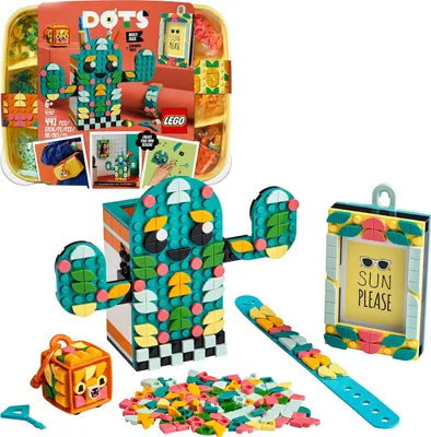 Immagine prodotto di LEGO 41937 DOTS set creativo estivo per bambini, set per realizzare braccialetti, decorazioni per la cameretta dei bambini o ciondoli per borse