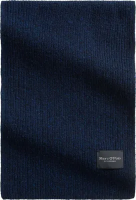 Produktbild von Marc O'Polo Schal Knitted Scarf Dark Navy dunkelblau