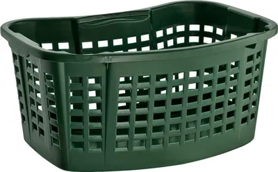 Image de Panier empilable pivotant 59 x 40 cm Panier à linge Panier de rangement Coffre à jouets en plastique