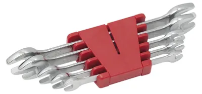 Obrázok produktu pre KS Tools 517.0145, Chrómovo-vanádová oceľ, Chróm, 8x9,10x11,12x13,16x17,18x19, 465 g, 5 kusov