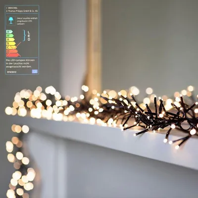 Produktbild von LED-Cluster-Lichterkette 768 LEDs Weihnachtsbeleuchtung Deko Beleuchtung Garten