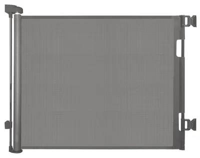 Image de Barrière de sécurité pour animaux domestiques - extensible de 0 à 140 cm - pour enfants, chats et chiens - pour intérieur et extérieur - couleur grise