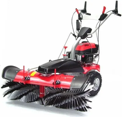 Produktbild von Kombi Benzin Kehrmaschine 55743 Motorbesen 1000mm E-Start Kehrbesen Schneefräse