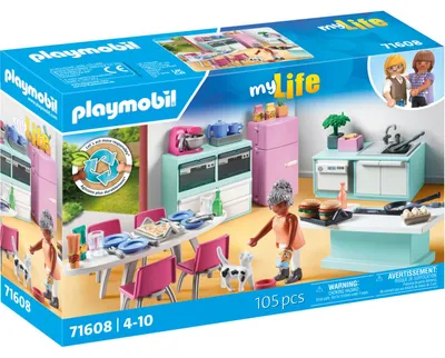 Immagine prodotto di PLAYMOBIL 71608 Cucina con zona pranzo