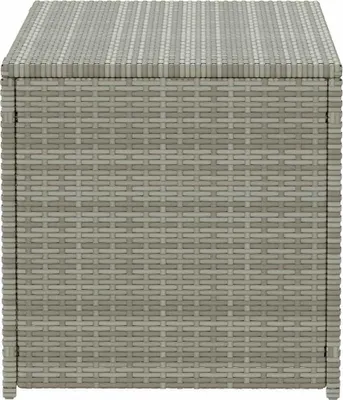 Produktbild von vidaXL Gartenbox Poly Rattan 100x50x50 cm Grau