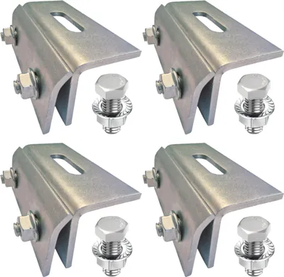 Produktbild von 1 Modul Montageset Blechdachklemme mit Sechskantkopf 17