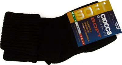Obrázek produktu pro Ponožky s pruhem „CIOCCA“, č. výrobku 502/1, velikost 35–40, 20 % polyamidu, 80 %.Polyakrylu