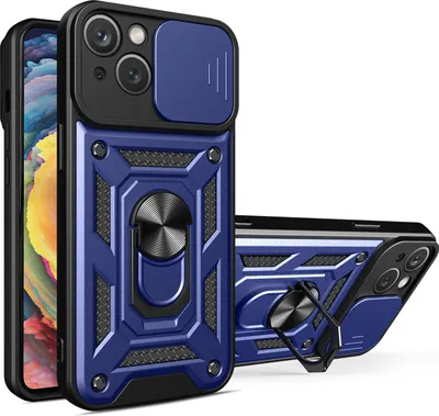 Produktbild von Hybrid Armor Case Tasche für Iphone 14+ Blau
