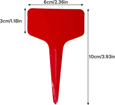 Produktbild von Set aus 600 Pflanzenschildern 6x10 cm für Gemüse und Blumen
