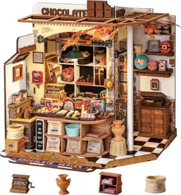 Image de puzzle 3D, maison DIY, maison en chocolat d'Henry, 330 pièces