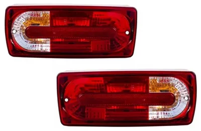 Imagen del producto de Luces traseras para Mercedes Clase G W463 G55, diseño 89-15, rojas y transparentes.