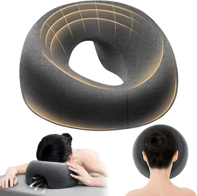 Zdjęcie produktu dla Poduszka do masażu z funkcją Shiatsu, ergonomiczna, idealna dla osób śpiących na brzuchu, z podparciem dla głowy, do użytku domowego