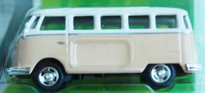 Produktbild von Modellauto VW Samba Bus, beige/weiss, Maßstab 1:64 von Greenlight