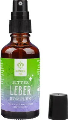 Zdjęcie produktu dla Suplement diety wspomagający pracę wątroby Bitterliebe plus Leber complex spray, 50 ml