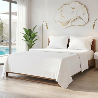 Image de Drap housse pour une personne, en microfibre douce et de qualité supérieure,  OEKO-TEX, facile d'entretien, respirant et hypoallergénique