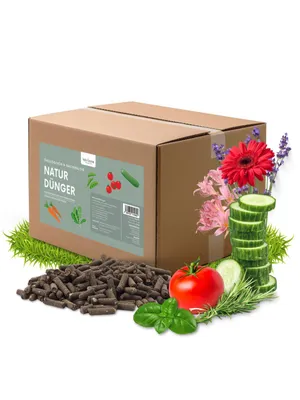Produktbild von holz4home® Naturdünger 4,2 kg - Pflanzendünger universell anwendbar I Nachhaltiger Langzeitdünger für Gemüse I Blumendünger Topfdünger Universaldünger