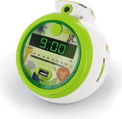Productafbeelding van Metronic Jungle, horloge, FM-radio, meerkleurig, tijdweergave, batterijen (AA, AA)