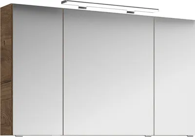 Produktbild von Spiegelschrank 120cm mit Aufsatzleuchte in Eiche Ribbeck SINTRA-66
