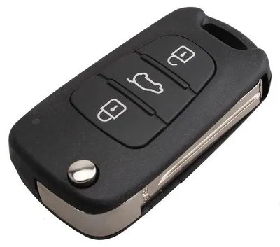 Zdjęcie produktu dla Kompletny klucz samochodowy Techstar® kompatybilny z Hyundai I30, I20, IX35, IX55, ID46, 433 MHz, TOY40, 3 przyciski