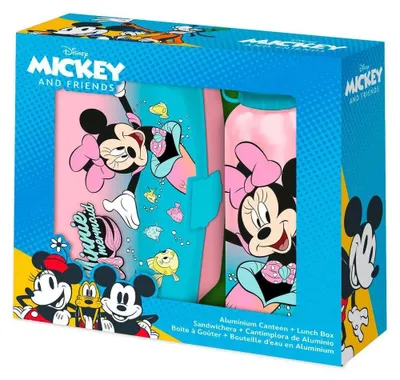 Produktbild von Disney Minnie Lunchbox + Aluminiumflaschen-Set 500ml
