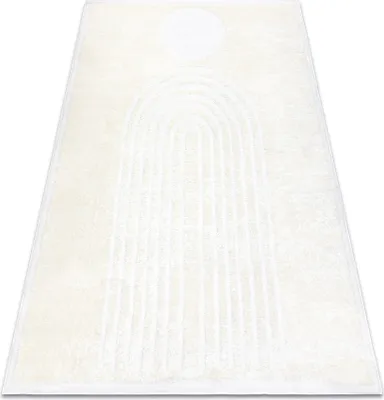 Produktbild von Modern Teppich MODE 8597 geometrisch creme beige 80x150 cm