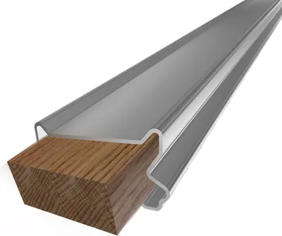 Produktbild von SIHGA Aluminium Unterkonstruktion SymbioFix SFT mit Thermoholzkern 35x77x1100mm