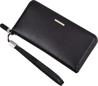 Produktbild von Lange Damenbrieftasche, modische Handtasche mit Reißverschluss