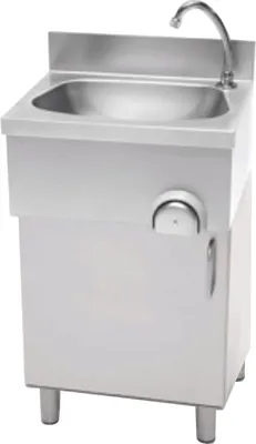 Produktbild von CHEFGASTRO Handwaschbecken BxTxH 500x400x850 mm