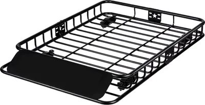 Obrázek produktu pro SucceBuy košík na náklad na střešní nosič, 130,5 x 91,5 x 12,7 cm, vodotěsná taška na náklad o objemu 15 krychlových stop, nosnost 90 kg, univerzální nosič pro SUV a nákladní vozy
