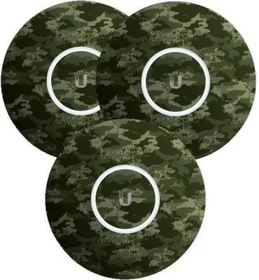 Imagen del producto de Paquete de 3 fundas camufladas para UniFi nanoHD (color camuflaje, compatibles con Access Point nanoHD, U6 Lite y U6+)