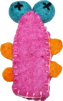Produktbild von Fingerpuppe aus Filz - pink - Finger Püppchen
