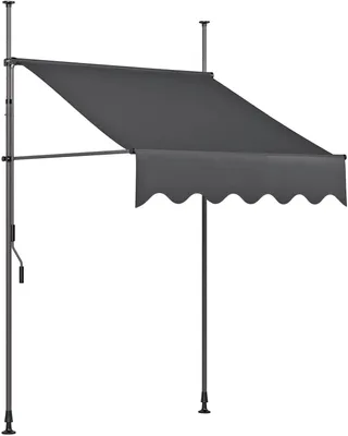 Obrázek produktu pro Garden Pleasure 509166 Garden Pleasure Klemmmarkise grau