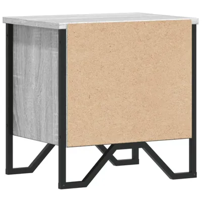 Produktbild von Nachttisch Grau Sonoma 40x30x40 cm Holzwerkstoff