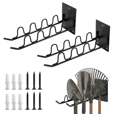 Productafbeelding van Bezem en Mop Houder Wandmontage voor Gereedschap