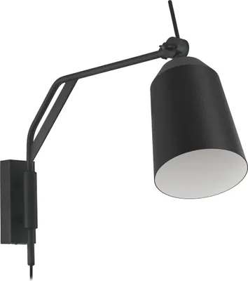 Produktbild von LORETO Wand-/Deckenleuchte Lampe Beleuchtung - L67 x B14 x H36,5 cm - schwarz, weiß - IP20